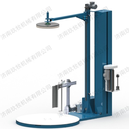 T100-Y壓頂系列托盤式纏繞包裝機